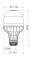 ATRES 5948R50 - LUZ ROTATIVA ROJA 6 LED 12/24V BASE TUBO FLEXIBLE-R65